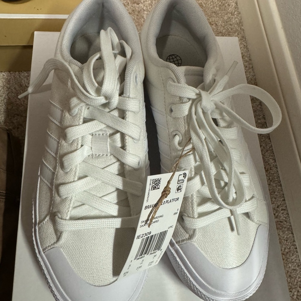 adidas White Women's Sneakers
